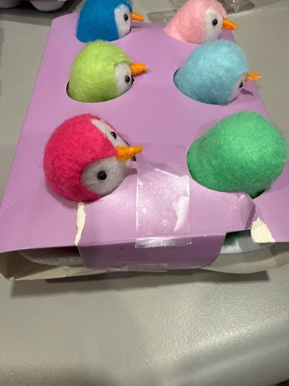 Target Featherly Friends Spritz Easter 2025 Spring 7 pc Birds in Egg Carton New